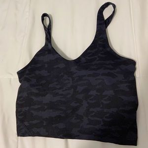 Longline Sports Bra Workout Top